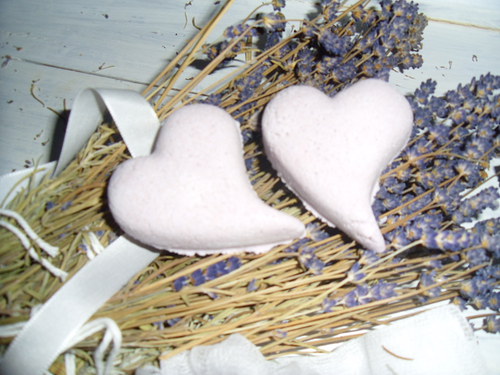 Bath bombs - srdíčko levandulové — foto 4