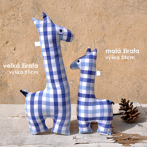 Žirafa velká 04 - textilní hračka — foto 4