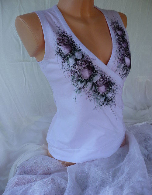 Top s romantickou malbou (M) — foto 2