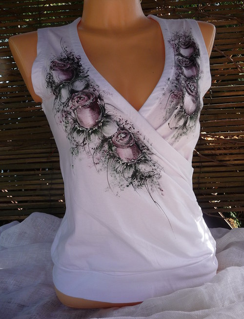 Top s romantickou malbou (M) — foto 4