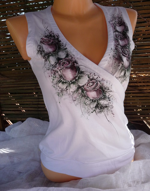 Top s romantickou malbou (M) — foto 6