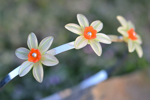 Čelenka ...zelená a oranžová — foto 2