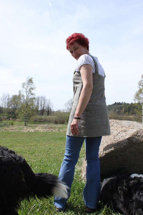 Hnědošedá tunika — foto 3