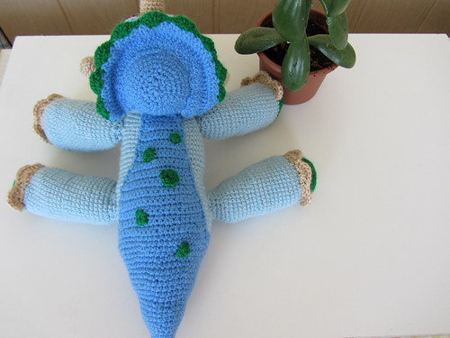 Modrý triceratops Bonifác — foto 6