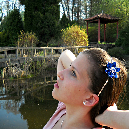 Kanzashi čelenka Sachiko — foto 6