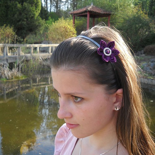 Kanzashi čelenka Mina — foto 5