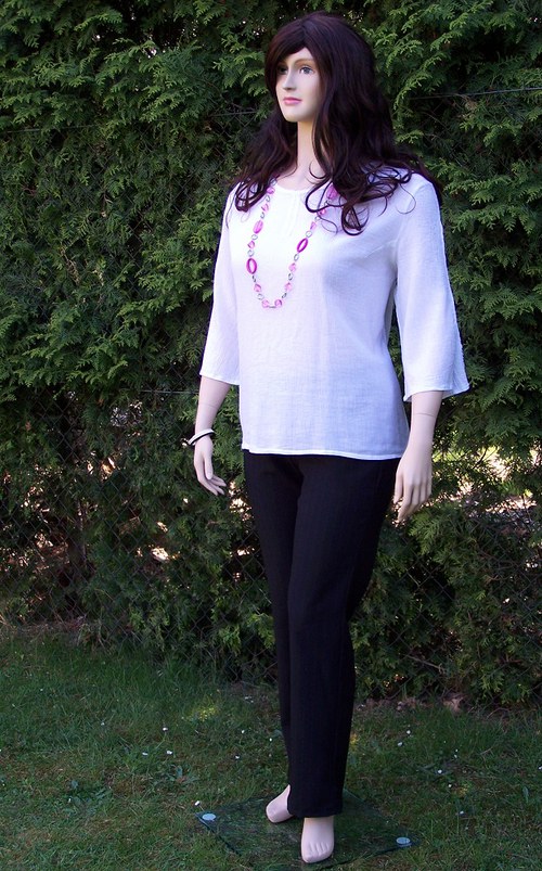 VÝPRODEJ - Tunika ,,White Comfort" — foto 4