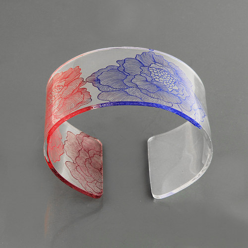 Náramek FLOWY redtoblue — foto 2