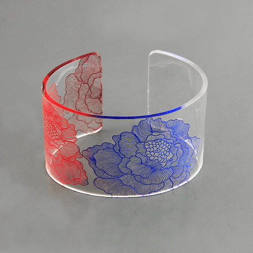 Náramek FLOWY redtoblue — foto 3