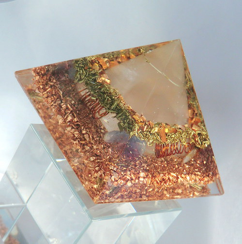 Orgonit - 6 x 4 cm - Dvojitá - pyramida (2) — foto 5