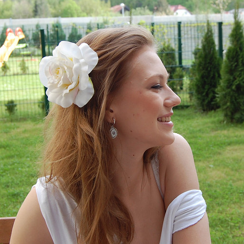 Sněhůrka ... spona či brož — foto 2