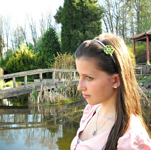 Kanzashi čelenka Orino — foto 3