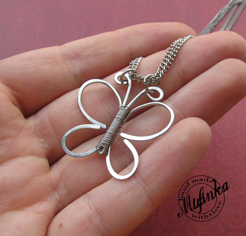 Přívěsek "Silver butterfly" — foto 2