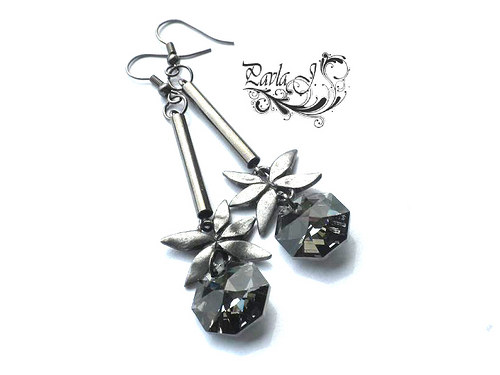 Octagonal Silver Night - swarovski — foto 3