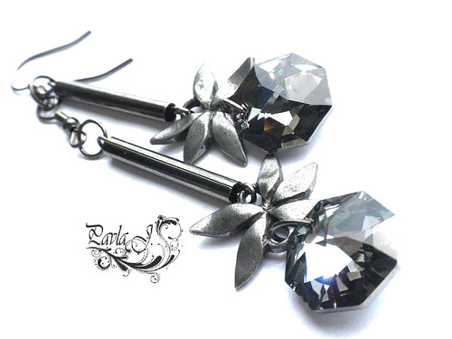 Octagonal Silver Night - swarovski — foto 4