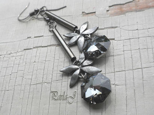 Octagonal Silver Night - swarovski — foto 5