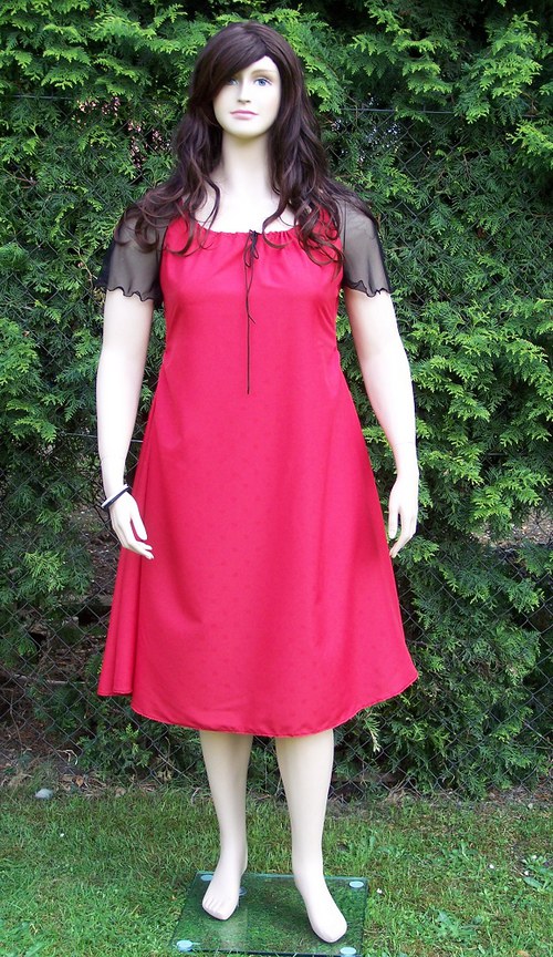 VÝPRODEJ - Šaty ,,Red&Black Romance" — foto 6