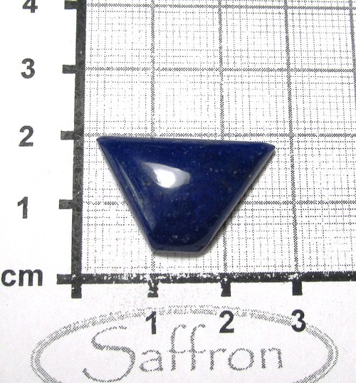 Lapis lazuli, extra modrý přírodní kabošon č.1 — foto 2