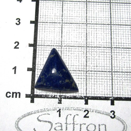 Lapis lazuli, extra modrý přírodní; kabošon č.3 — foto 2