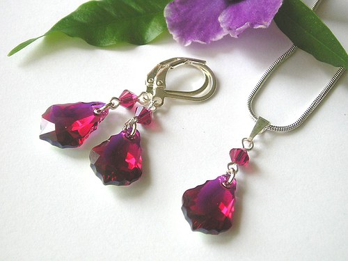 Swarovski sada Baroko Ruby AB.. — foto 3