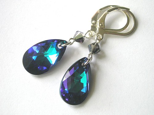 Swarovski kapky Heliotrope.. — foto 4