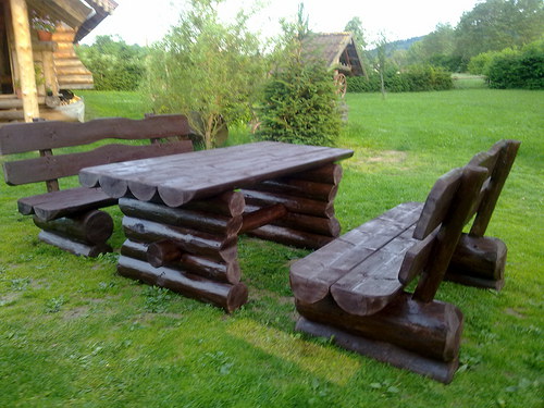 Dřevěný zahradní set — foto 5
