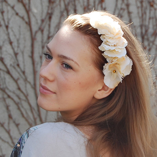 Vanilkové ráno ... čelenka — foto 2