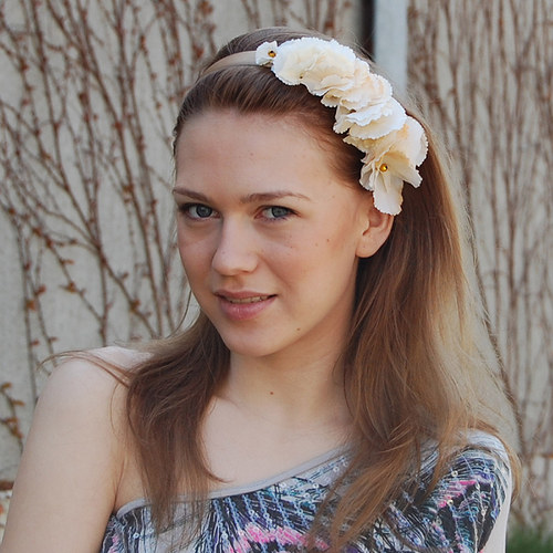 Vanilkové ráno ... čelenka — foto 3
