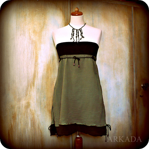 Verde/nera - sukně/šaty — foto 2