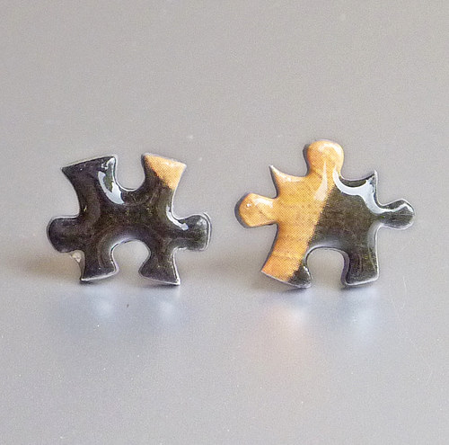 Mini Klimt earrings — foto 2