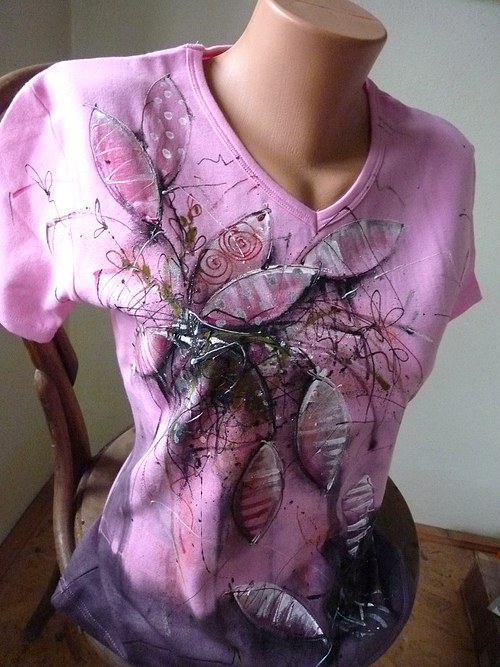 Triko "KVĚTY", XL, rezervace — foto 2