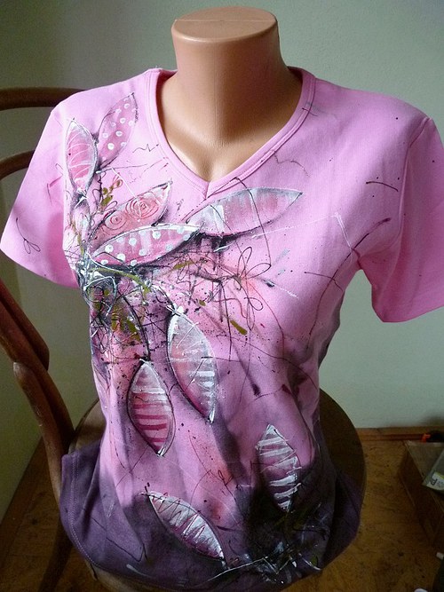 Triko "KVĚTY", XL, rezervace — foto 3