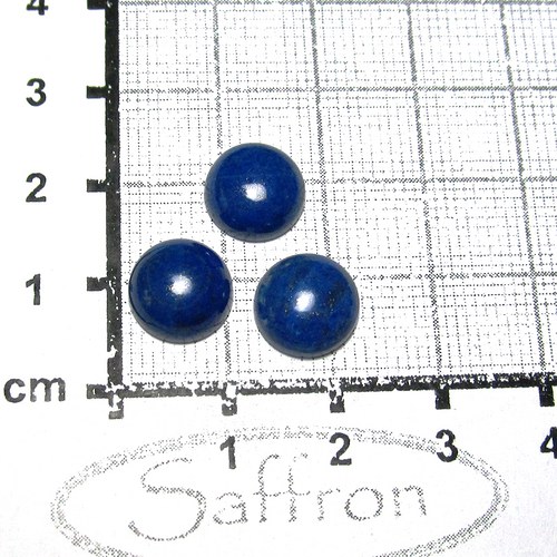 Lapis lazuli, kabošonek 1cm — foto 2