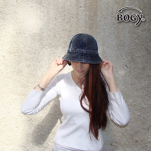 Dvoubarevný džínový klobouk Pampalíny 841-56/57cm — foto 5