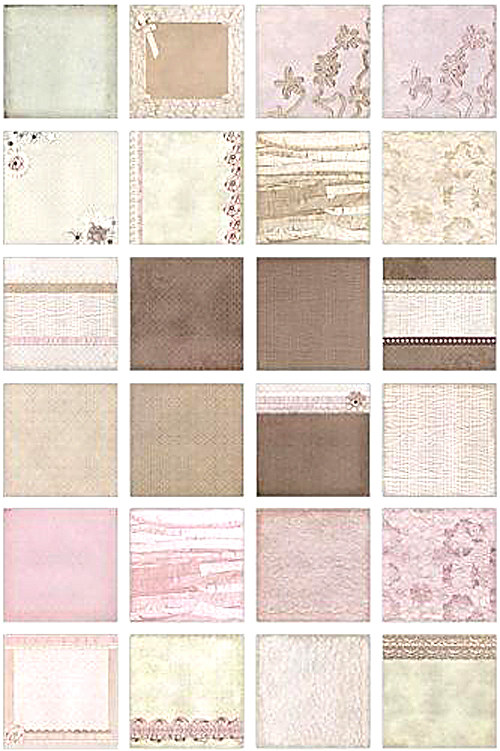 Sada papírů The Lace and Linen — foto 2