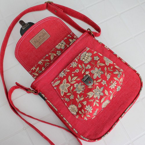 Kabelka "MOGAN RED FLOWERS" — foto 3
