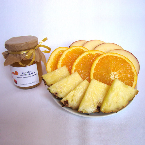 Exotická ... ananas, pomeranč, jablko 200 g — foto 6
