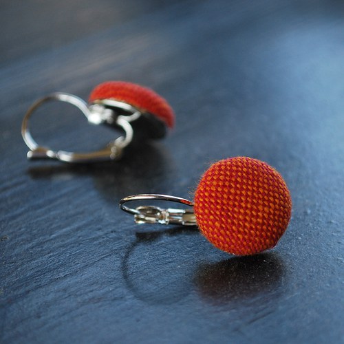 Buttonkové náušnice — foto 2