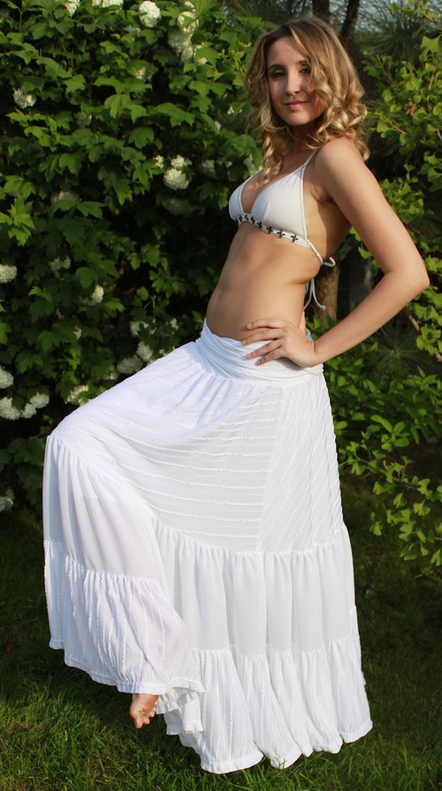 Široká rozevlátá sukně/šaty — foto 3