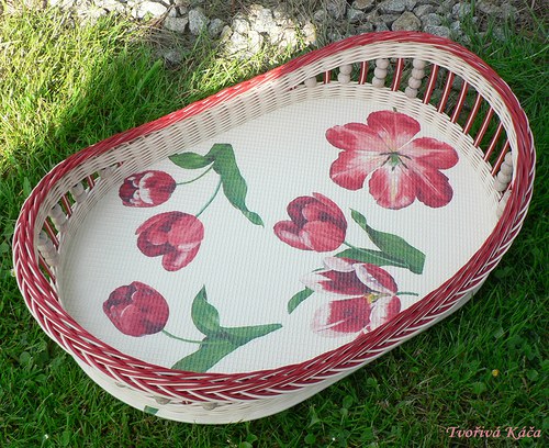 Velký podnos "Život tulipánu" — foto 2