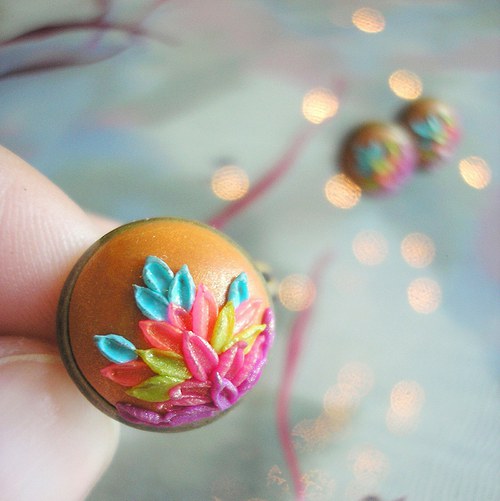 Sada šperků Flower Button - Rio — foto 2