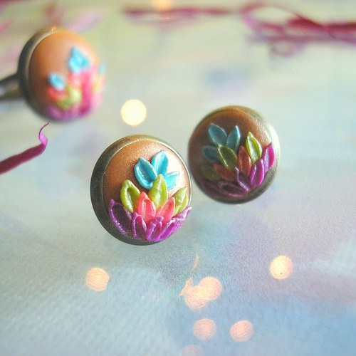 Sada šperků Flower Button - Rio — foto 3