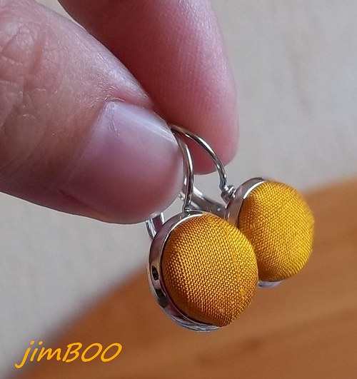 Naušnice s buttonky — foto 3