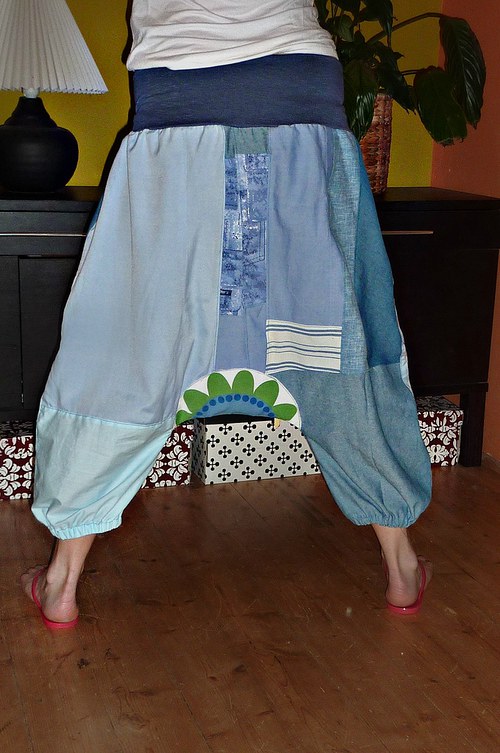 Kalhoty/šortky turecké Aladinky — foto 3