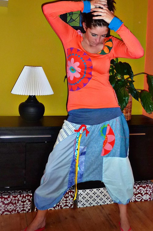 Kalhoty/šortky turecké Aladinky — foto 6
