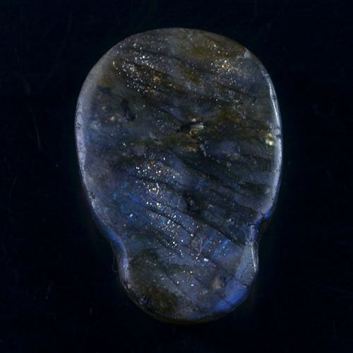 Labradorit- CABOCHON- lebka velká — foto 2