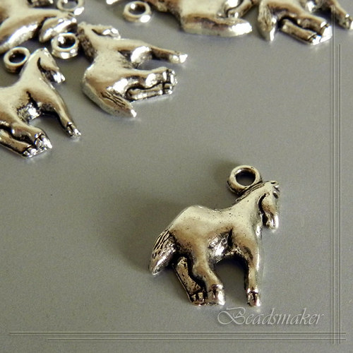 Přívěsek Kůň 18,5x14 mm - 2 ks — foto 2