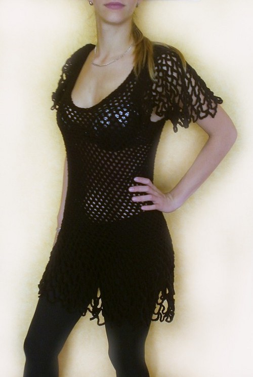 Letní černý top — foto 3