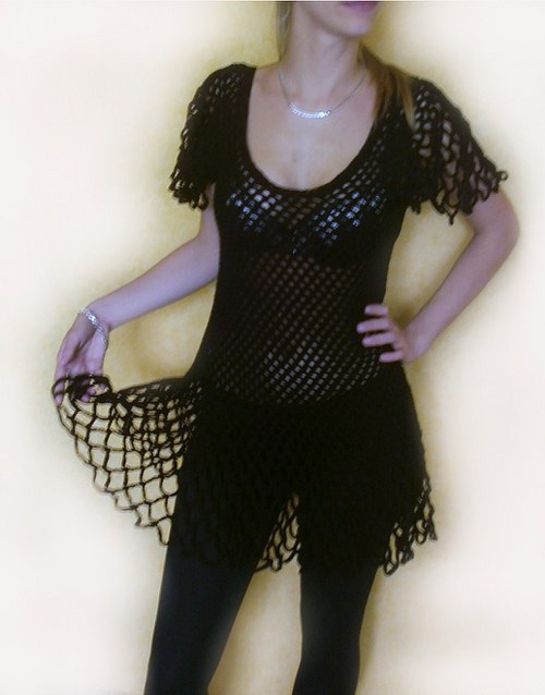 Letní černý top — foto 4