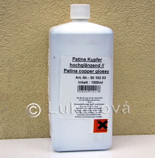 Patina na cínované spoje - ČERNÁ, 100ml — foto 2